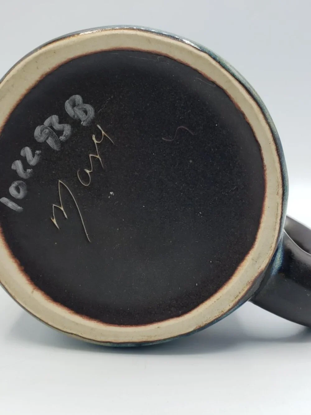Mara Stoneware Mexico Heavy 16oz Mug Dragonfly Large Handle Coffee Tea Cup